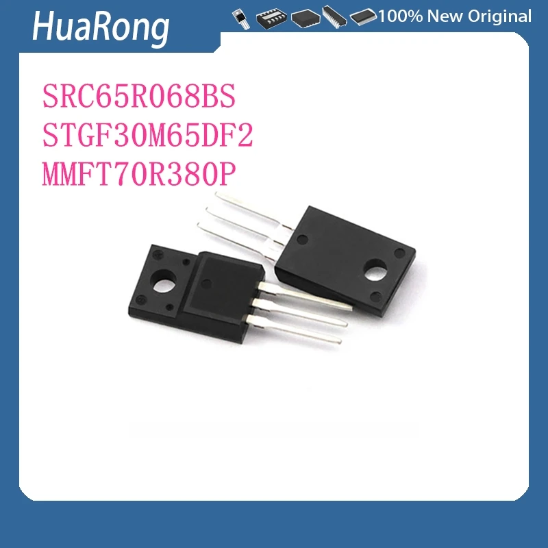 20Pcs/Lot SRC65R068BS SRC65R068 STGF30M65DF2 GF30M65DF2 MMFT70R380P T70R380P TO-220F