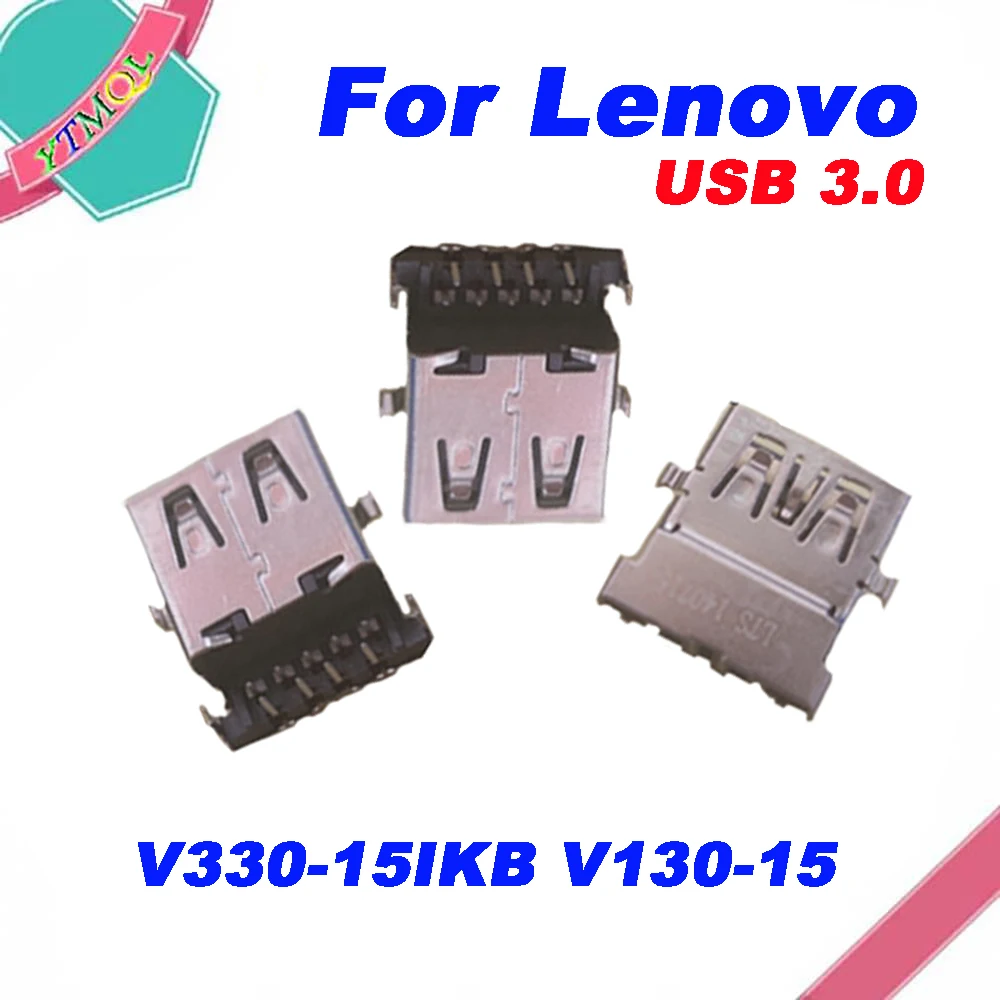 1-10Pcs USB 3.0 Jack Connector Fit For lenovo V330-15IKB V130-15 DEL  ACER Asus Laptop USB Charger Socket