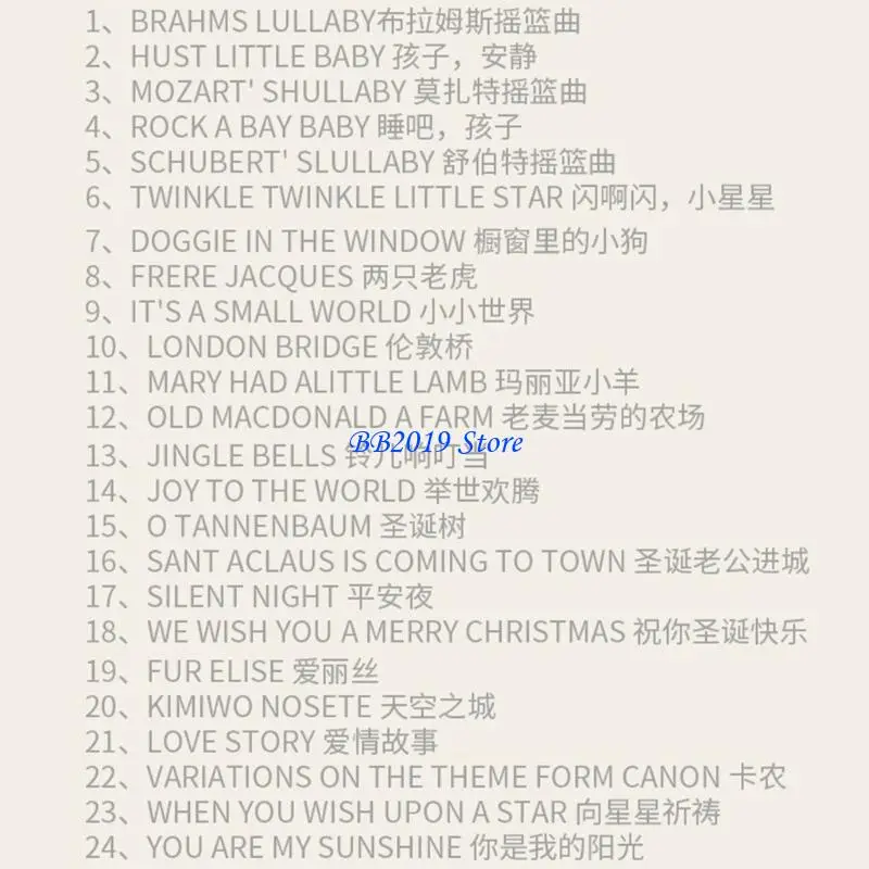 Q0KB Cũi Động Giường Chuông Giáo Dục Âm Thanh Hộp Nhạc Cho Bé Đồ Chơi Giác Ngộ Cảm Giác