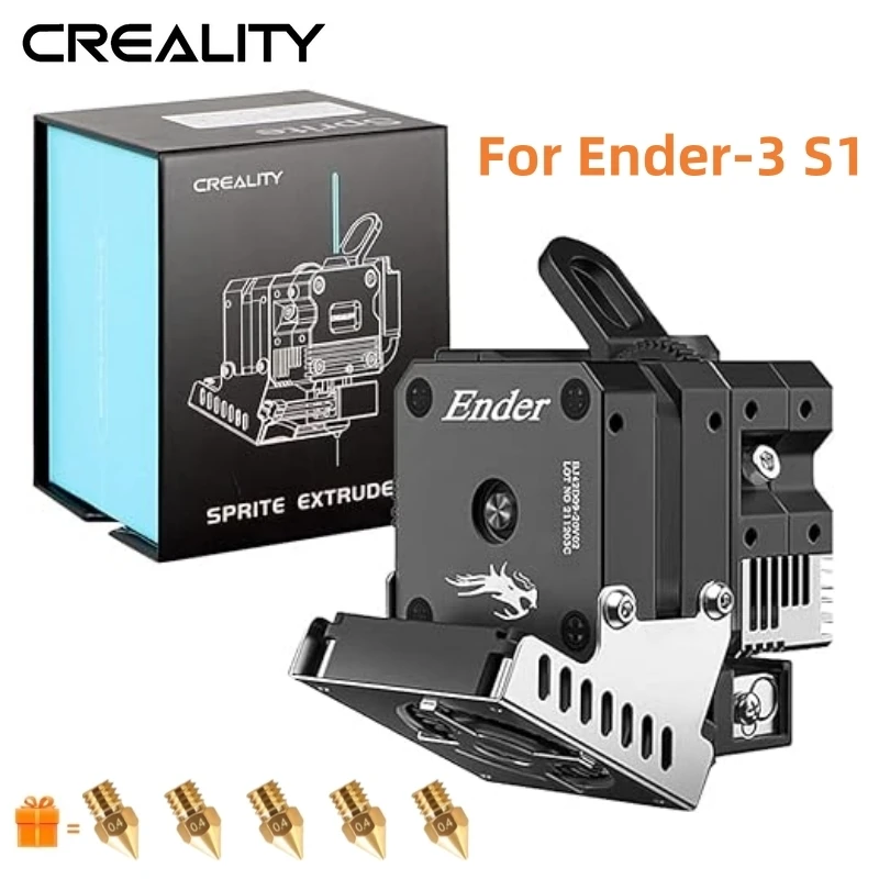 Creality Sprite Extruder 260℃ High Temperature Printing Dual Gear Design for Ender-3 S1 Original 3D Printer Parts