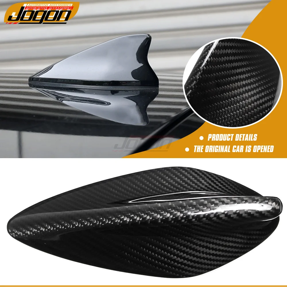 Dry Carbon Fiber Exterior Trim Shark Fin Antenna Cover Signal Radio For Hyundai Ioniq 5 NE Ioniq 5 N 2022-2025 Car Accessories