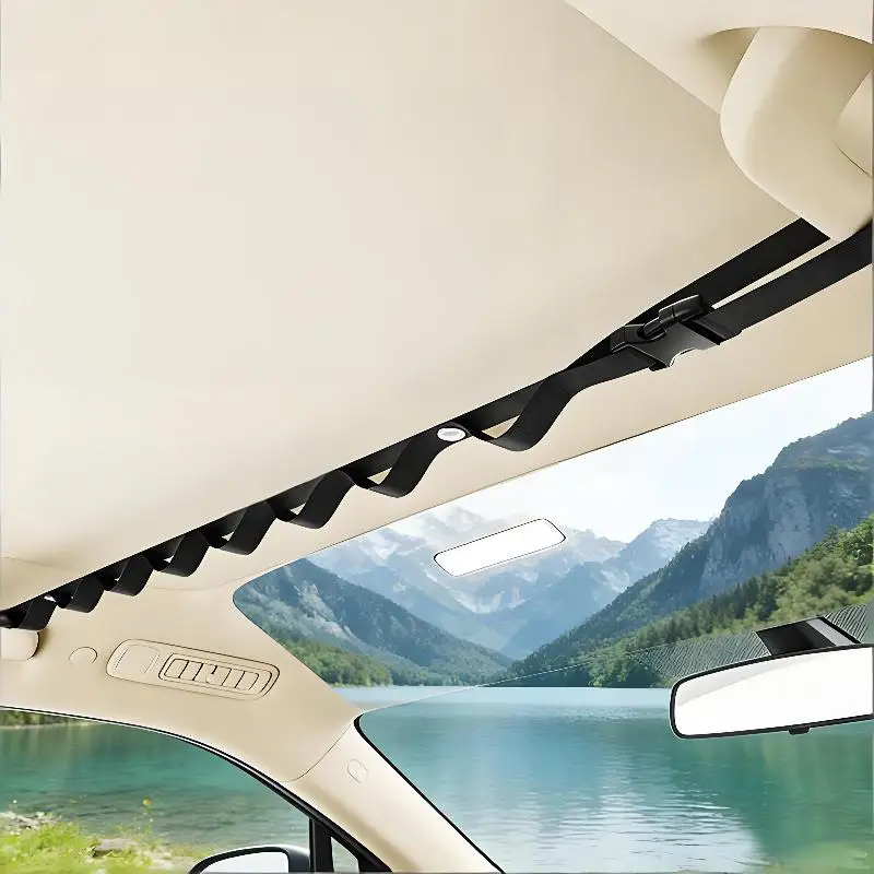 Multifunctional In-Car Clothes Rack with Storage Hooks Universal Fit Space Saving Hanger for Car Interior Storage