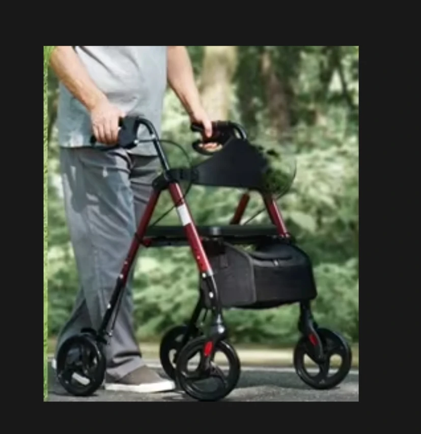 

Multi functional elderly walking aid with hand push for elderly walking assistance