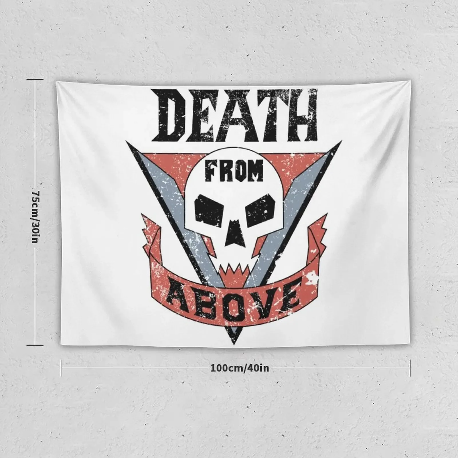 Starship Troopers - Death From Above Tapestry Outdoor Decor Room Aesthetic Tapestry