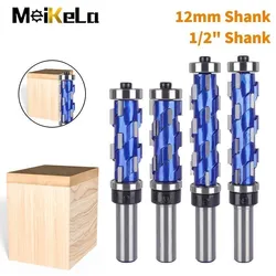 Meikela-Carbide Fresadora, Flush Guarnição Router Bit, Carboneto, Espiral, Fim Moinho, Carpintaria, Bit Madeira, Rosto