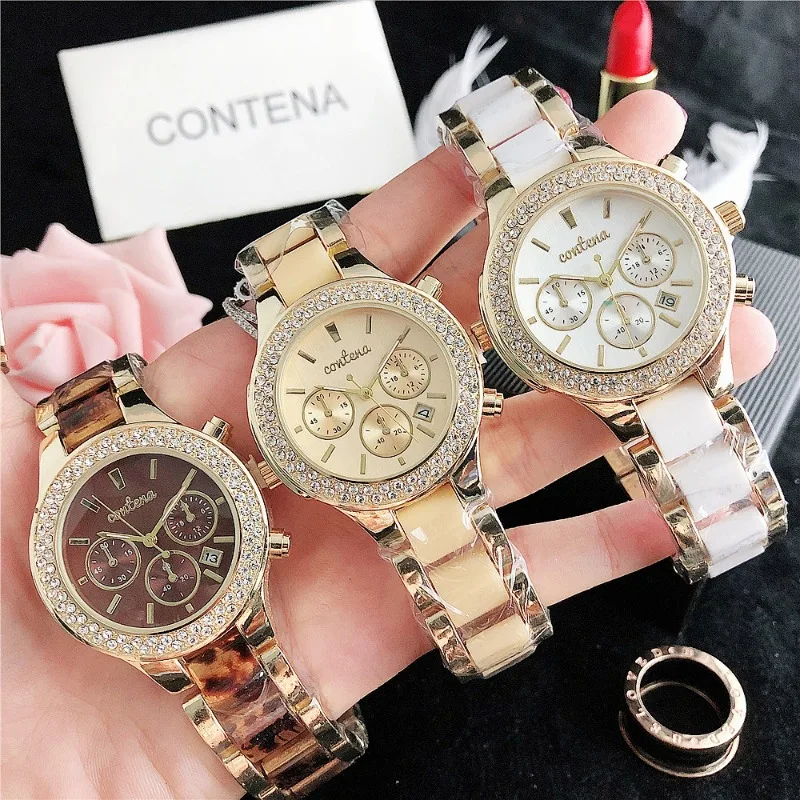 

2025 New Dial Hot Selling Men's Watch Strip Fashion Alloy Steel Women's Couple Stainless Steel Large Dial