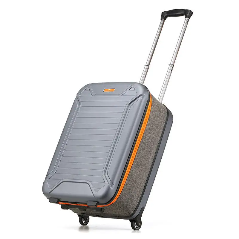 New folding trolley case strong business luggaue travel business light travel suitcase