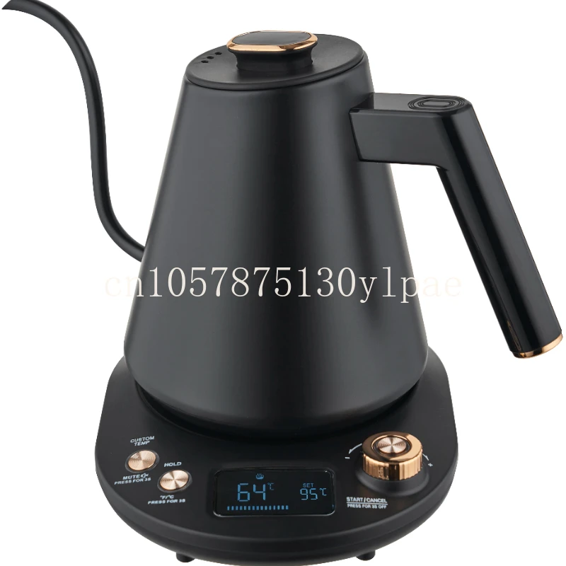 

For Maker Large LCD Display Temperature Setting and Keep Warm 1.0L Goose Neck Stainless Steel Electric Kettle Coffee