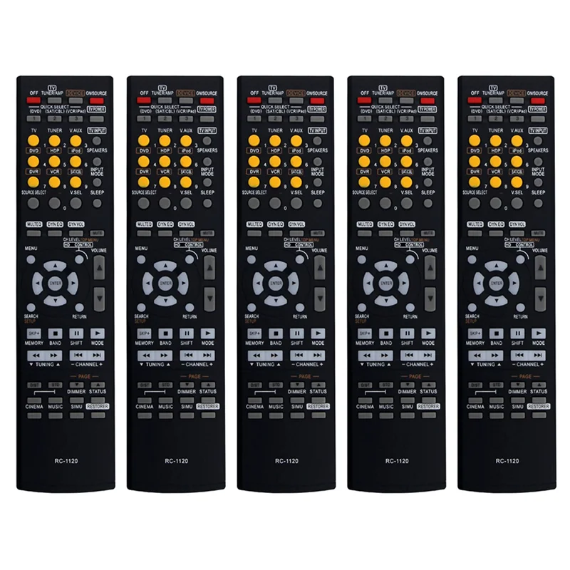 

【Fast-Sale】5X RC-1120 Remote Control For Denon AV Receiver Parts AVR-590 DHT590BA AVR-1610 AVR-1910 AVR1802 AVR2506 AVR2803 AVR3