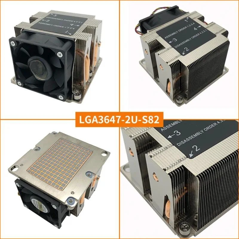 CPU Server Radiator 3467 Series Heat Pipe Rectangular Main Board Installation Host Cooling System High Performance