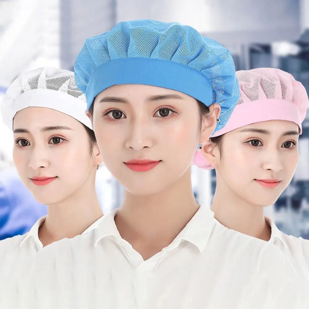 Food Service Chef Cap Cooker Work Headband Bundled Hair Cooking Hygienic Cap Hair Nets Cook Hat Hotel Catering