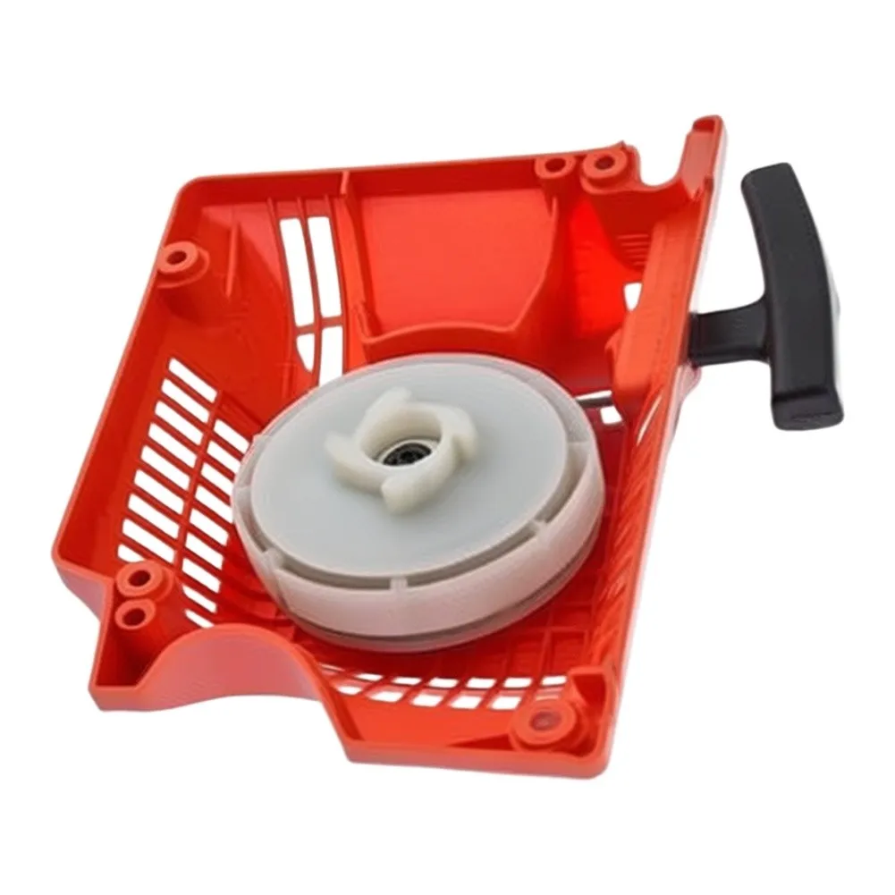 Engine Ignition Part Red Recoil Starter Assembly Quality Plastic Material Smooth Pull Action For 62cc Supmix 6250