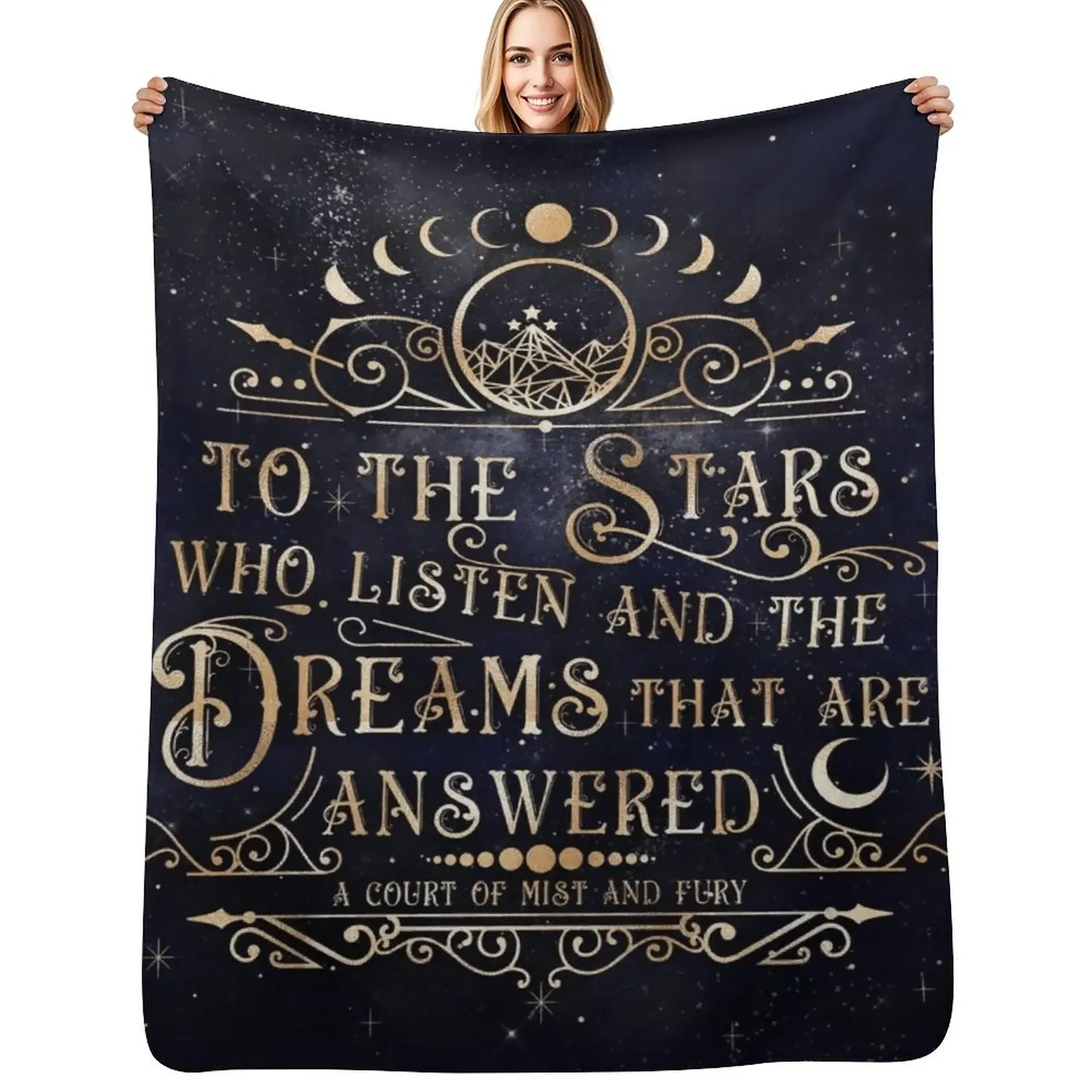 

To The Stars Throw Blanket Blankets For Sofas Custom Multi-Purpose Blanket