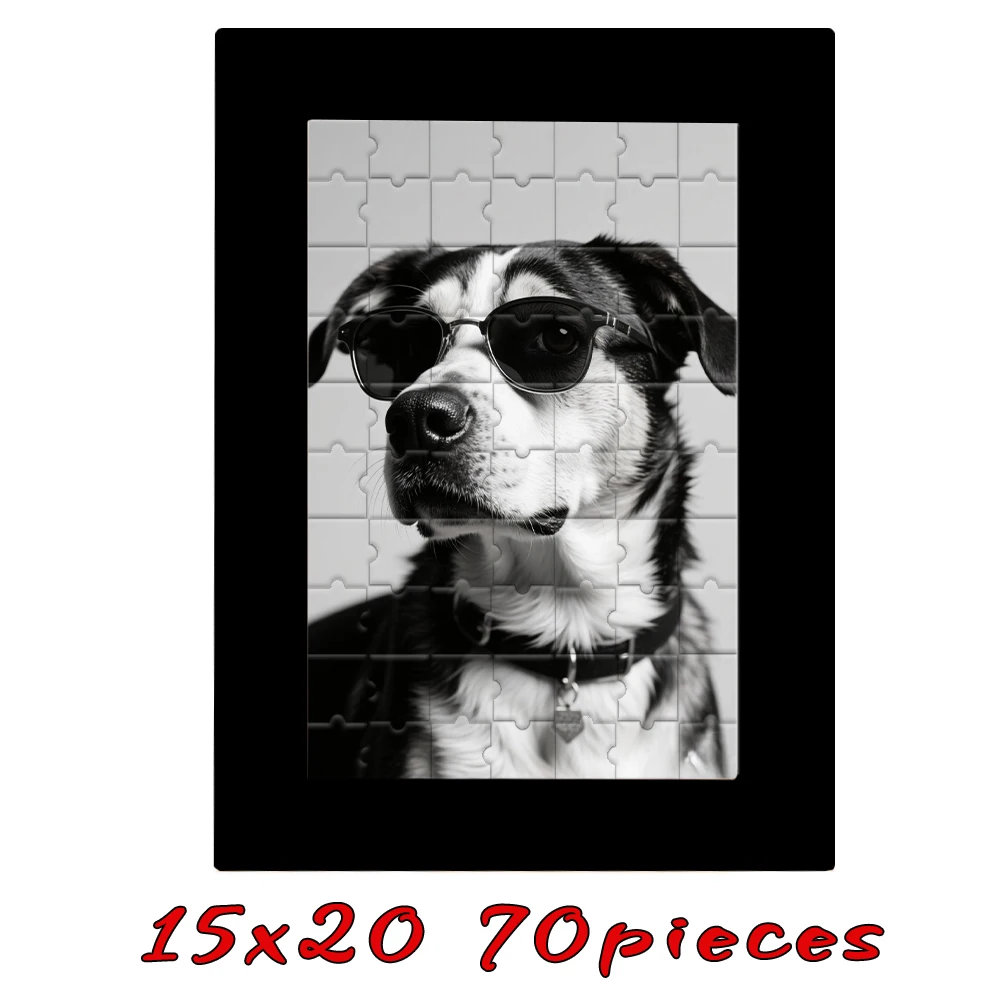 【Op maat】Houten puzzels met frame, aangepaste afstudeerfotopuzzels als geschenk, gepersonaliseerd, houten frames in meerdere kleuren, geschenken