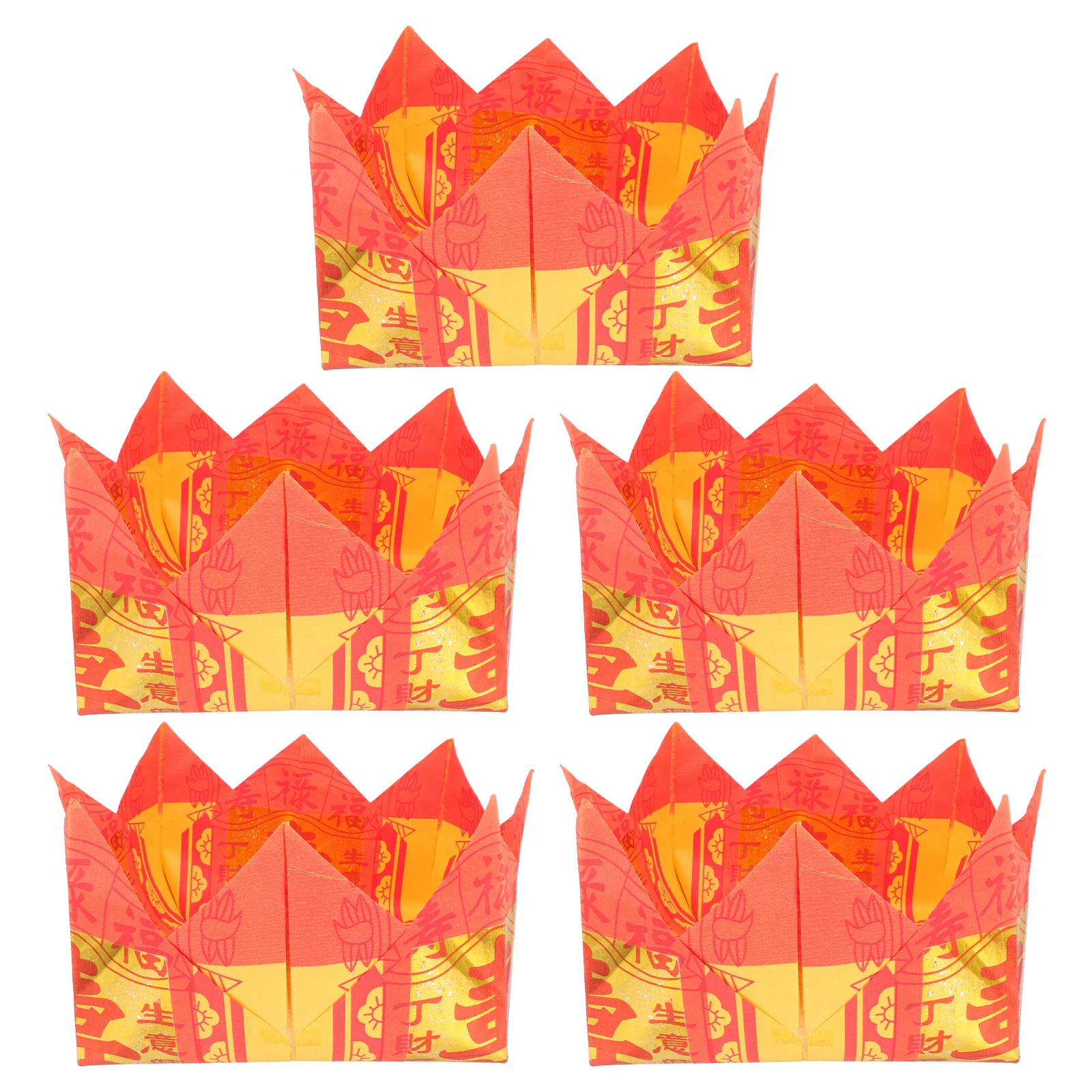 

5pcs Ancestor Yellow Sacrifice Supplies Ghost Festival Qingming Bless Ancestor Worship Paper Ghost Sacrifice