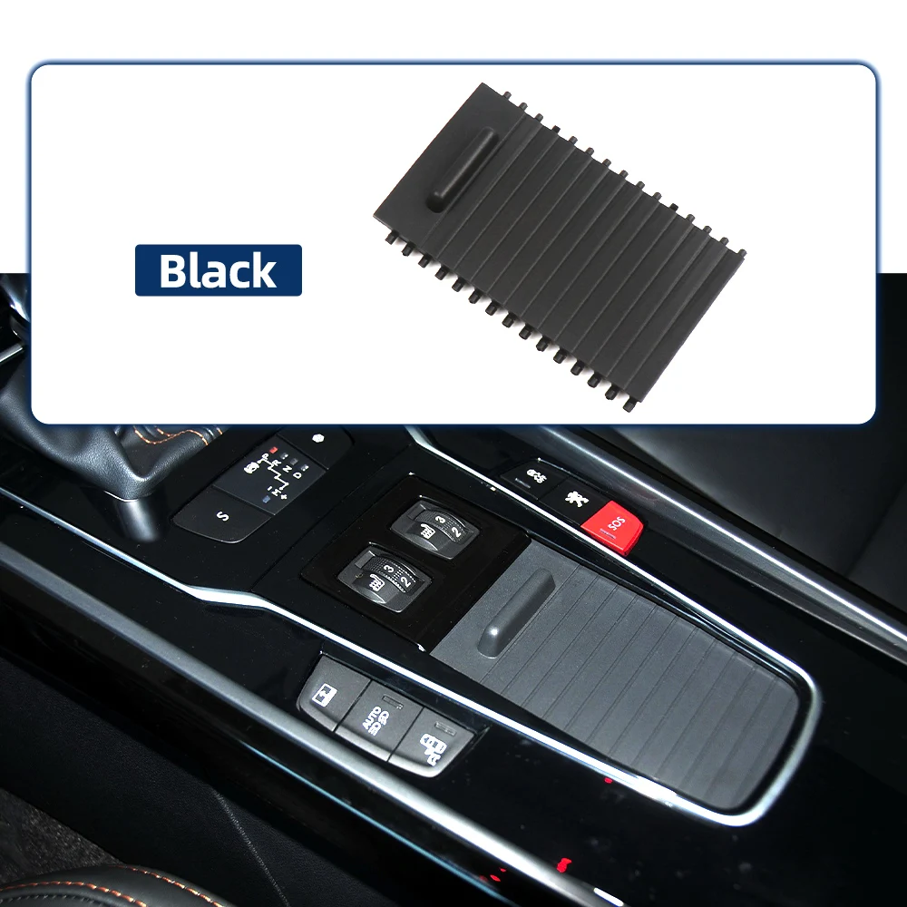 

Для Peugeot 508 2011-2018, направляющий роликовый держатель для чашки на центральной консоли, глухая крышка 98086959ZE, чехол для хранения с центральным управлением, крышка