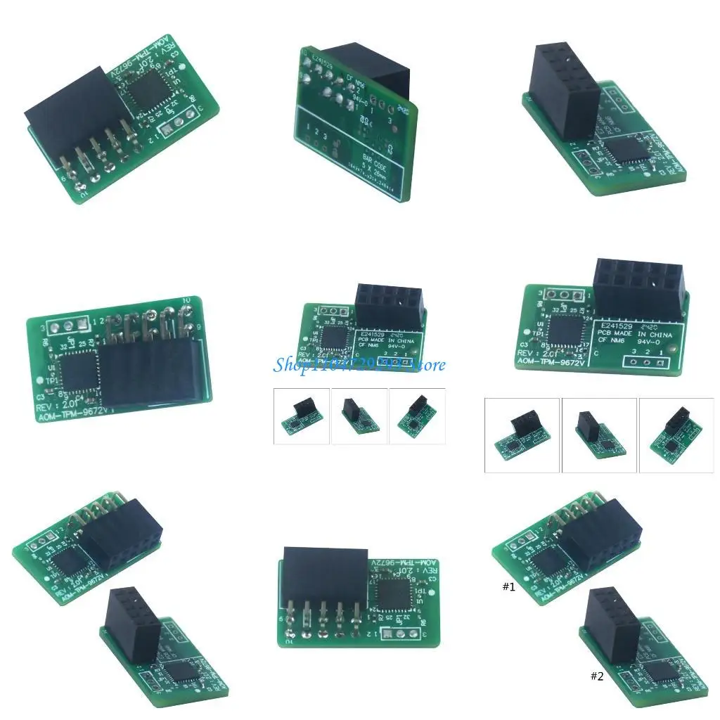 

Y2GD AOM-TPM-9672V Module Vertical/Herizontal TPM2.0 Easy Installation Trust Platfor