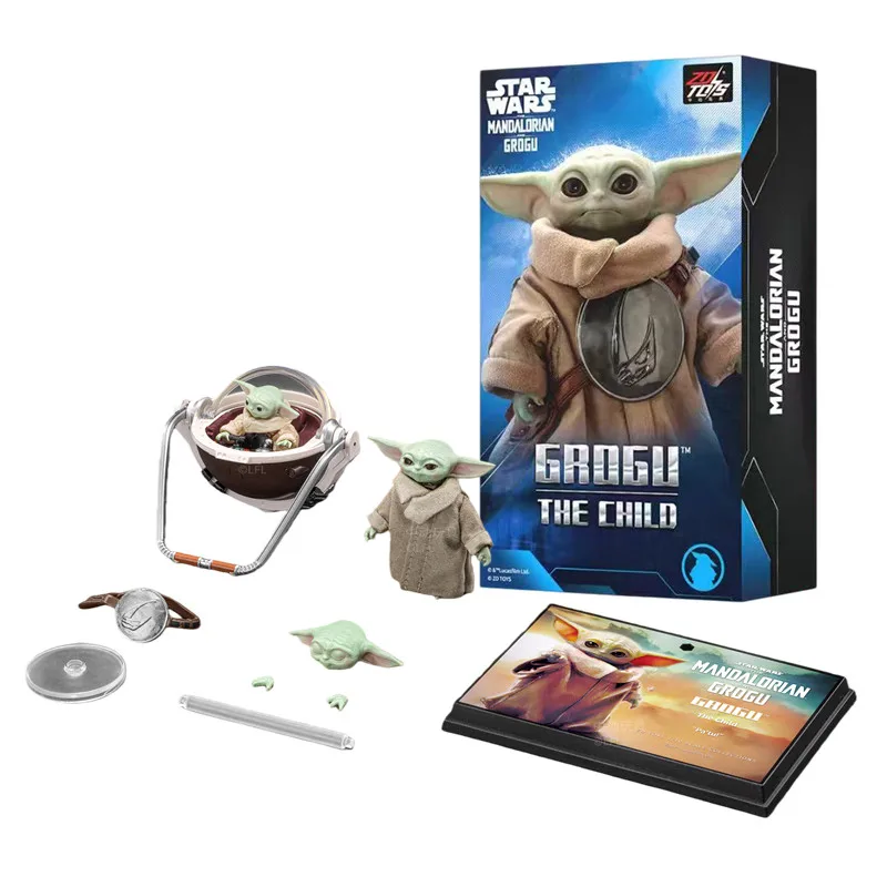 ZD Toys 1:10 Star Wars Figure Darth Vader Luke Skywalker Stormtrooper Grogu Baby Yoda Mandalorians Action Figures Kids Toy view 6