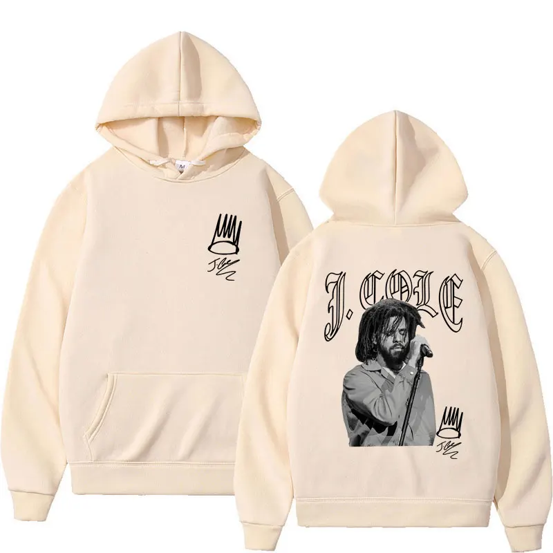 Rapper J Cole Hip Hop Print Hoodie Mode Männer Frauen übergroße Vintage Langarm Harajuku lässige Hoodies Streetwear Pullover