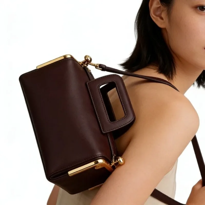 Women's Two Clip Pillow Handbags New Fashion Designer Luxury High End Party Versatile Shoulder Bag 2026 Elegant TrendyTote Bag