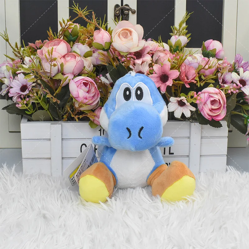 10 Styles Plush Toy 15CM Yoshi Colours Yellow Purple Red Yoshi Cute Soft Stuffed Plush Dolls for Children Christmas Gift