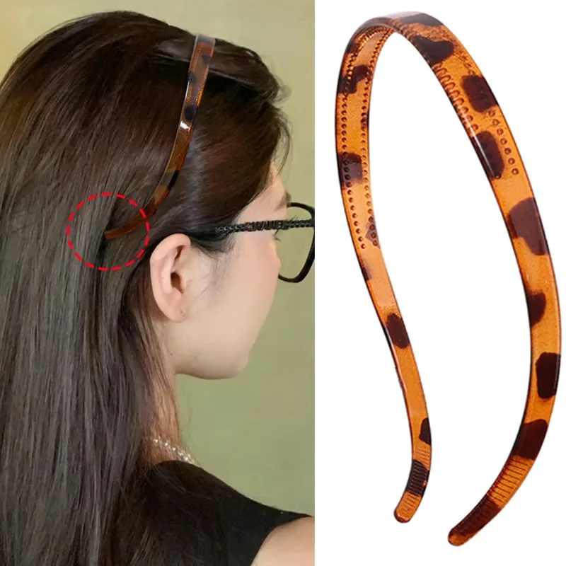 2024 New Minimalist Compression Anti Slip Hairband Fine Style Face Wash Headband Versatile Hair Tie Headband for Outdoor Use