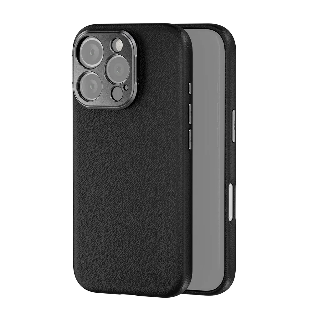 NEEWER PA083/PA084 Black Phone Case with 67mm Filter Adapter 17mm Lens Mount Backplate For iPhone 16 Pro/Pro Max