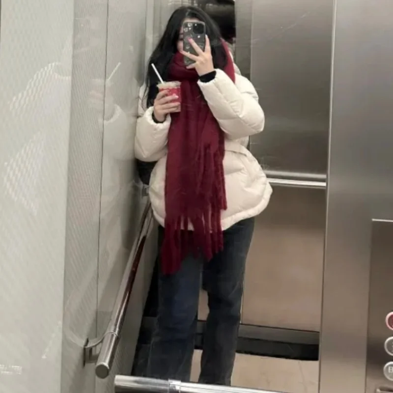 

Женская толстая шаль, кашемировый шарф, зимнее теплое однотонное одеяло, шарфы с длинными кисточками, хиджаб, палантины, платок Femme, пашмина