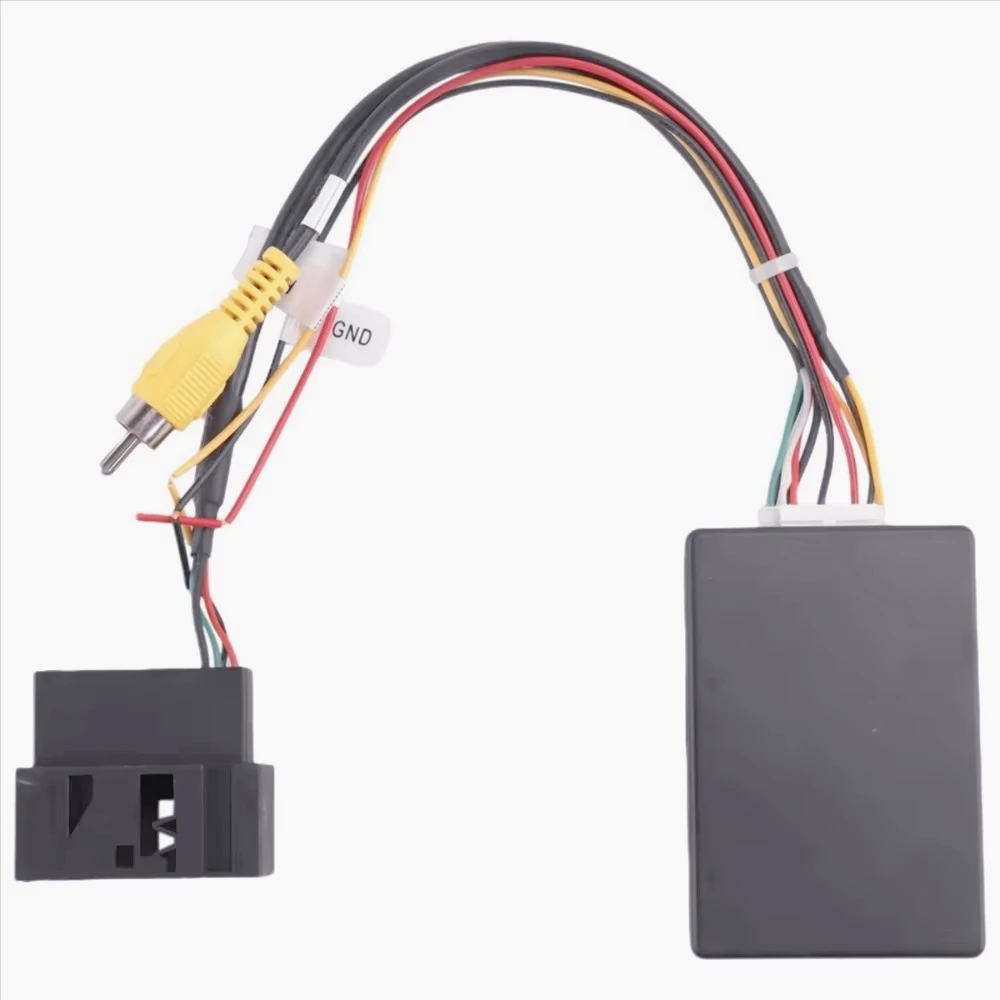 

AM-RGB to (RCA) AV CVBS Signal Converter Decoder Box Adapter for Factory Rear View Camera Tiguan Golf 6 Passat CC