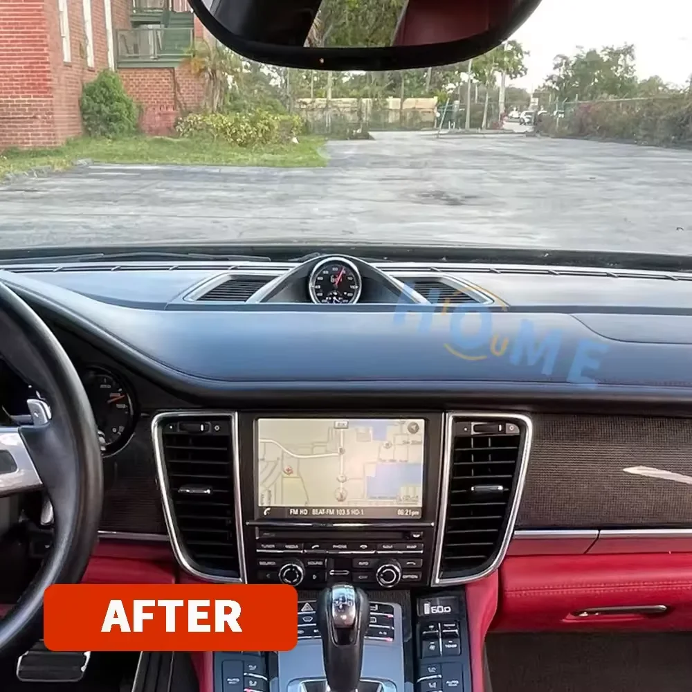 Wholesale Car Dashboard Center Speedometer Compass Time Stopwatch  for Porsche Panamera 2010-2016  Auto Accessories Dashboard