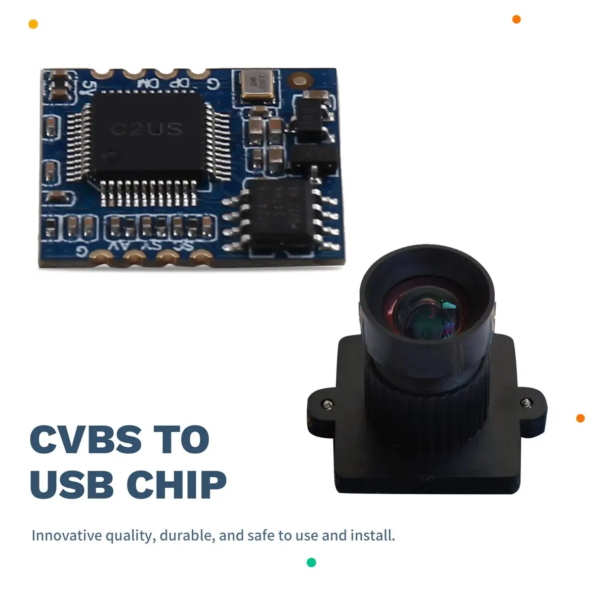 ABGN Analog AV Video to Digital USB Camera Module CVBS to USB Chip UVC Free Drive Android Linux