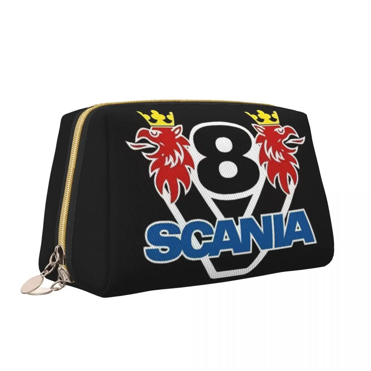 Kawaii Scanias Printing Travel Toiletry Bag Women Cosmetic Makeup Bag Beauty Storage Dopp Kit