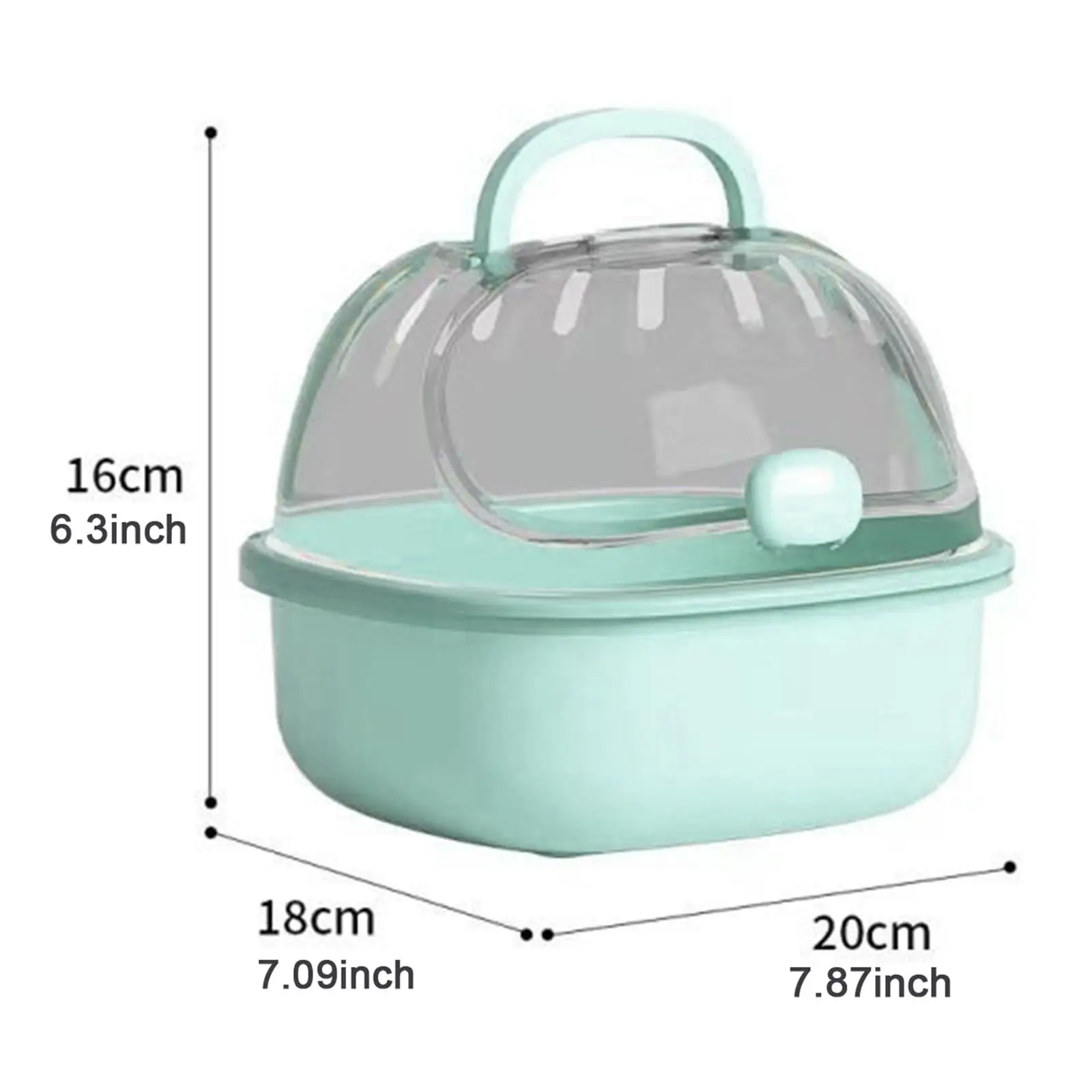 Hamster Carrier Cage Hamster Accessory Guinea Pig Cage Pet Outgoing Cage for Dwarf Hamster Vacation Mice Small Animals Ferrets