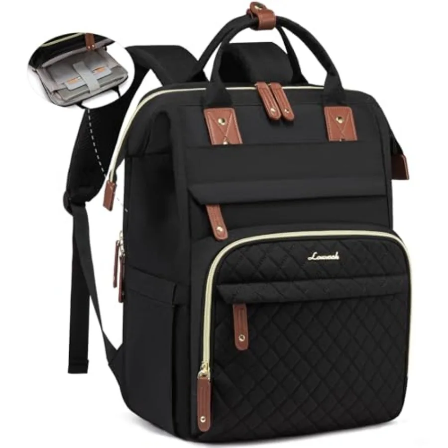

Laptop Backpack for Women, 15.6'' Waterproof Nurse Bag Teacher Work Backpack Purse for Women, Travel Computer Backpack for Coll