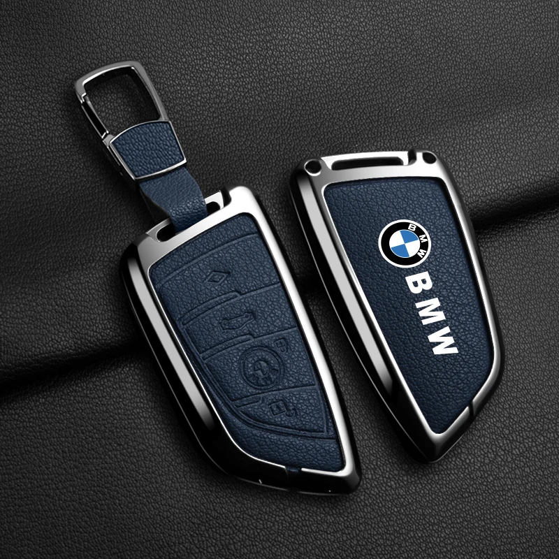 

Car Key Case Cover Shell Holder Full Protector For BMW X1 X3 X5 X6 X7 1 3 5 6 7 Series G20 G30 G11 F15 F16 G01 G02 F48 Accessory
