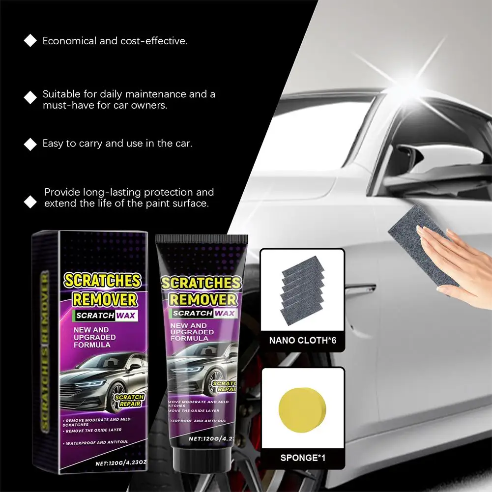 Auto Kras Remover Automotive Polijsten Kit Reparatie Wax Verf Anti Oxidatie Kras Koplamp Polijsten Zorg Krassen Rem J3J3