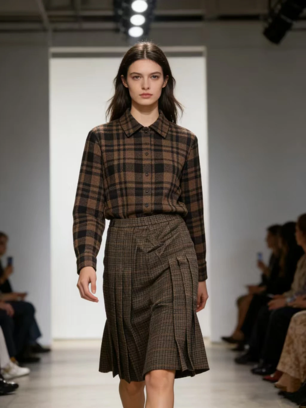 

Женская шерстяная юбка Fenggejiwo, высококачественная юбка А-силуэта