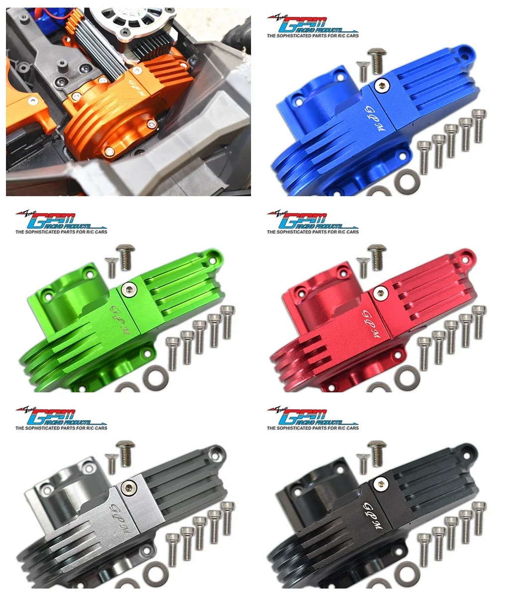 GPM سبيكة معدنية غطاء الترس الرئيسي حماية ل TRAXXAS 1/10 MAXX شاحنة وحش 89076-4 RC جزء السيارة