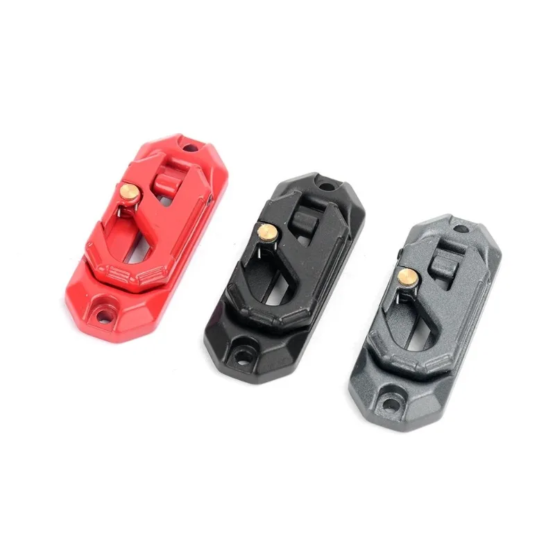 

RC 1:10 Scale Crawler Simulation Decoration Metal Winch Magnetic Wire Guide Rescue Tow Hook Fairlead Accessory