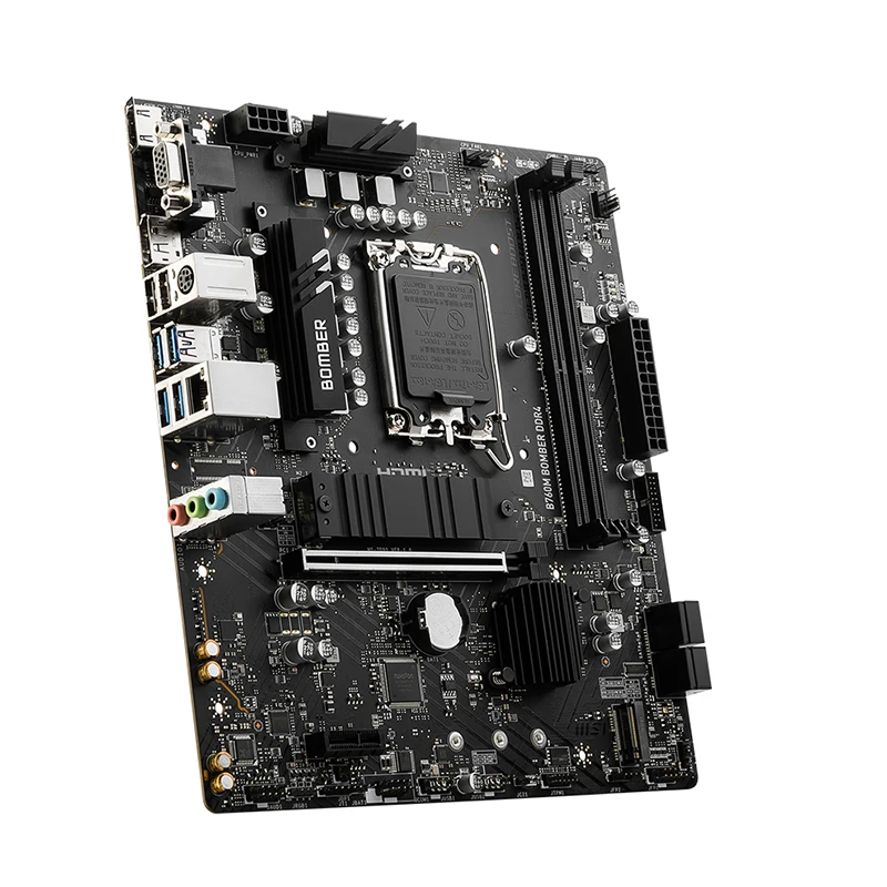 MSI B760M BOMBER DDR4 D4 Motherboard Komputer Mendukung CPU Inter 12th-14th Diy Komputer Gaming placa m ã e Motherboard