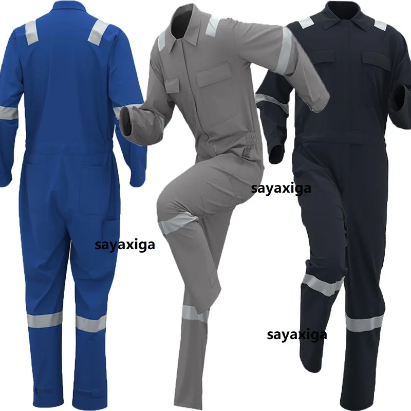 

Working Overalls Workwear Suits Car Repairman Dustproof Uniforms Coverall Maintenance Protection Clothing Men's Casual Jumpsuits