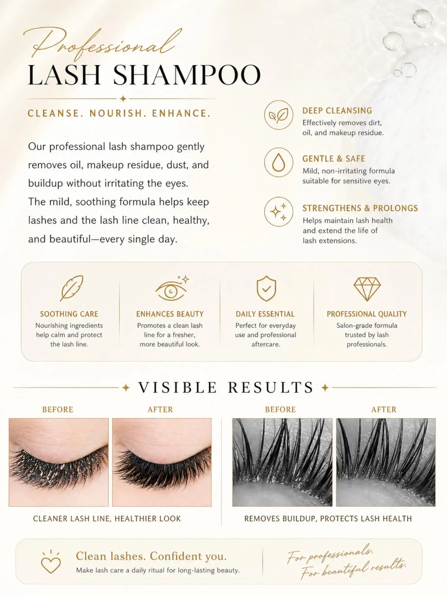 100ml Eyelash Shampoo No Stimulation Eyelashes Makeup deep Clean Eyelash Glue grafting Foam Cleaner Gentle Mousse with Brush