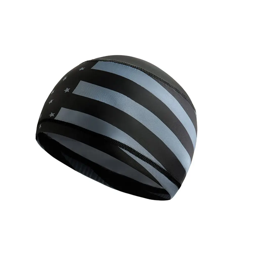 Gorro ciclismo transpirable con forro y estampado bandera pirata - imagen 2