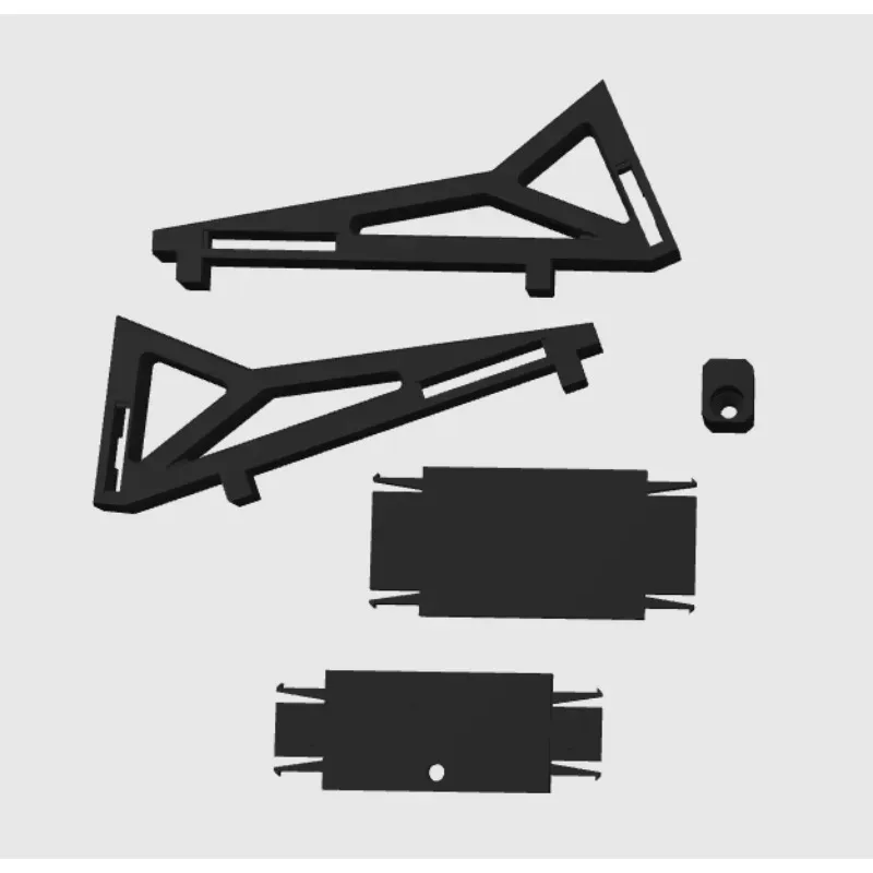 BUILDLY DIY Building Block Wall Display Bracket Wall Mount Holder for Lego 42096 RSR Technic