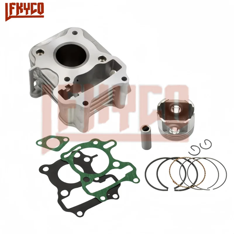 37mm Cylinder Kit Motor for SYM MIO50 Fiddle 2 Jet 4 Allo 50 Symphony SR Tonik X-Pro 50cc Awa 12100-A1A-000 4-Stroke Motoblock