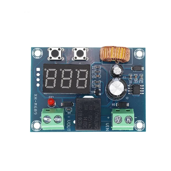 XH-M609 DC Voltage Protection Module Lithium Battery Undervoltage Loss Low Battery Disconnect Output 6-60V with Digital Display