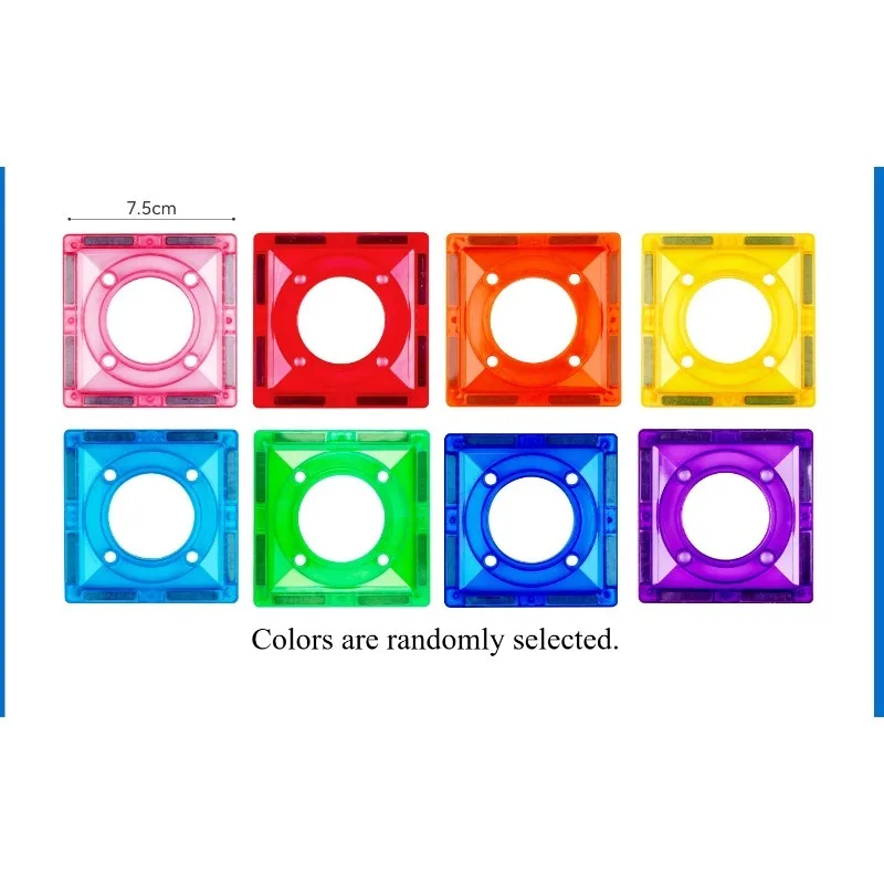 B1 Color Window Magnetic Sheet Puzzle Magnetic Attraction Building Block Toy Compatible with Milu Supplementary Loose Sheet