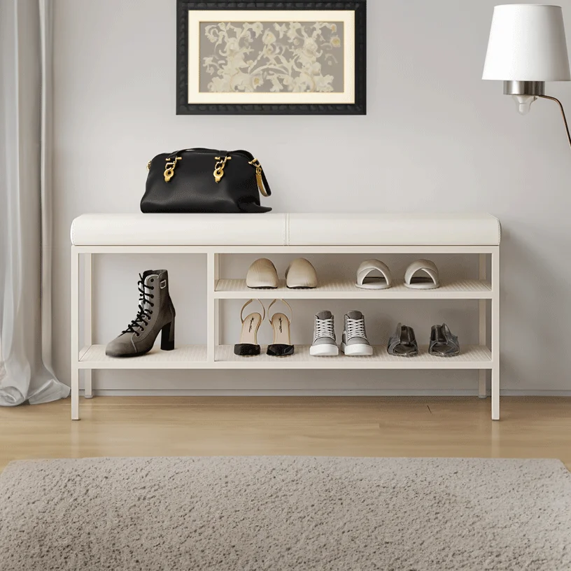 Living Room Entryway Foot Stool Shoe Nordic Modern Storage Pouf Mobile Foot Stool Relaxing Space Saving Muebles Home Furniture