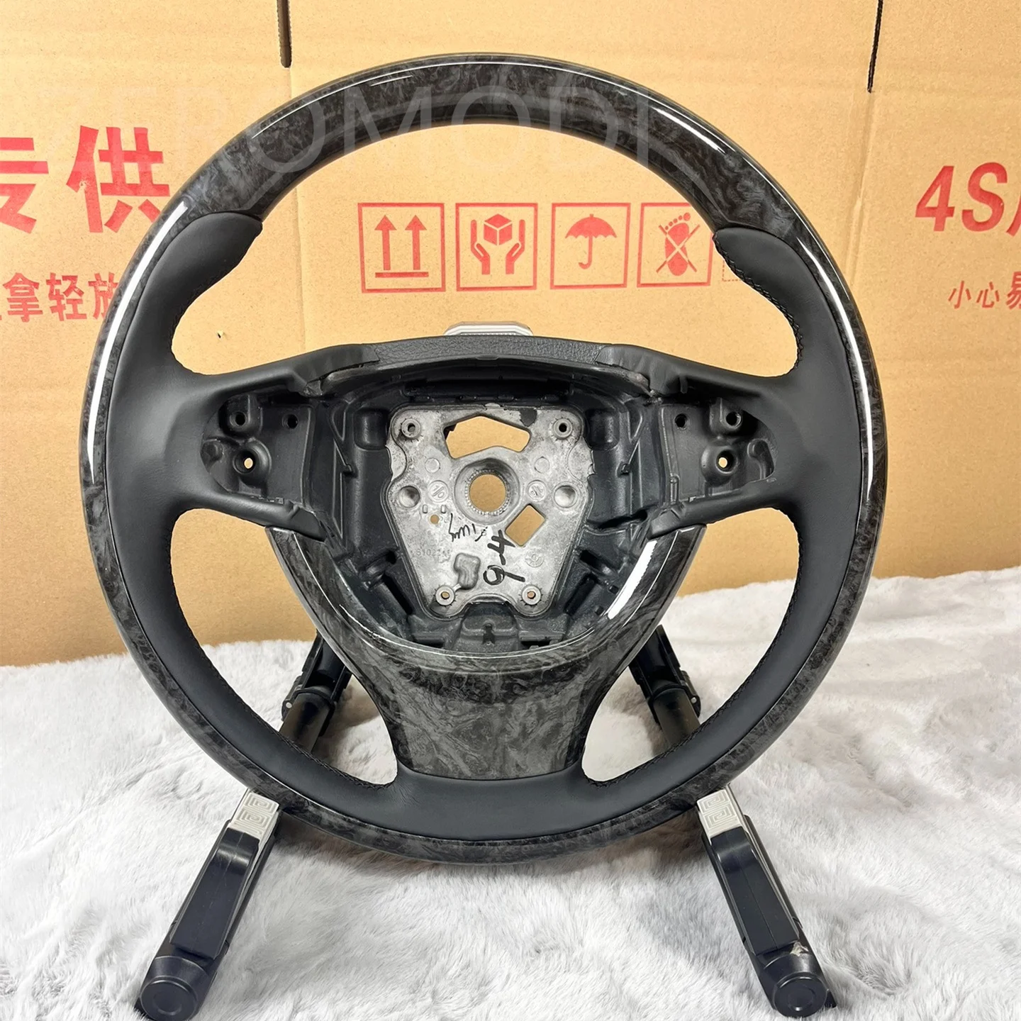 For BMW F01 F06 F02 F12 F07 F10 F11 Wood Steering Wheel Sport