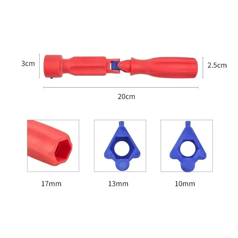 

Универсальный ключ для легкого снятия и установки сиденья унитаза, профессиональный ключ для ремонта унитаза